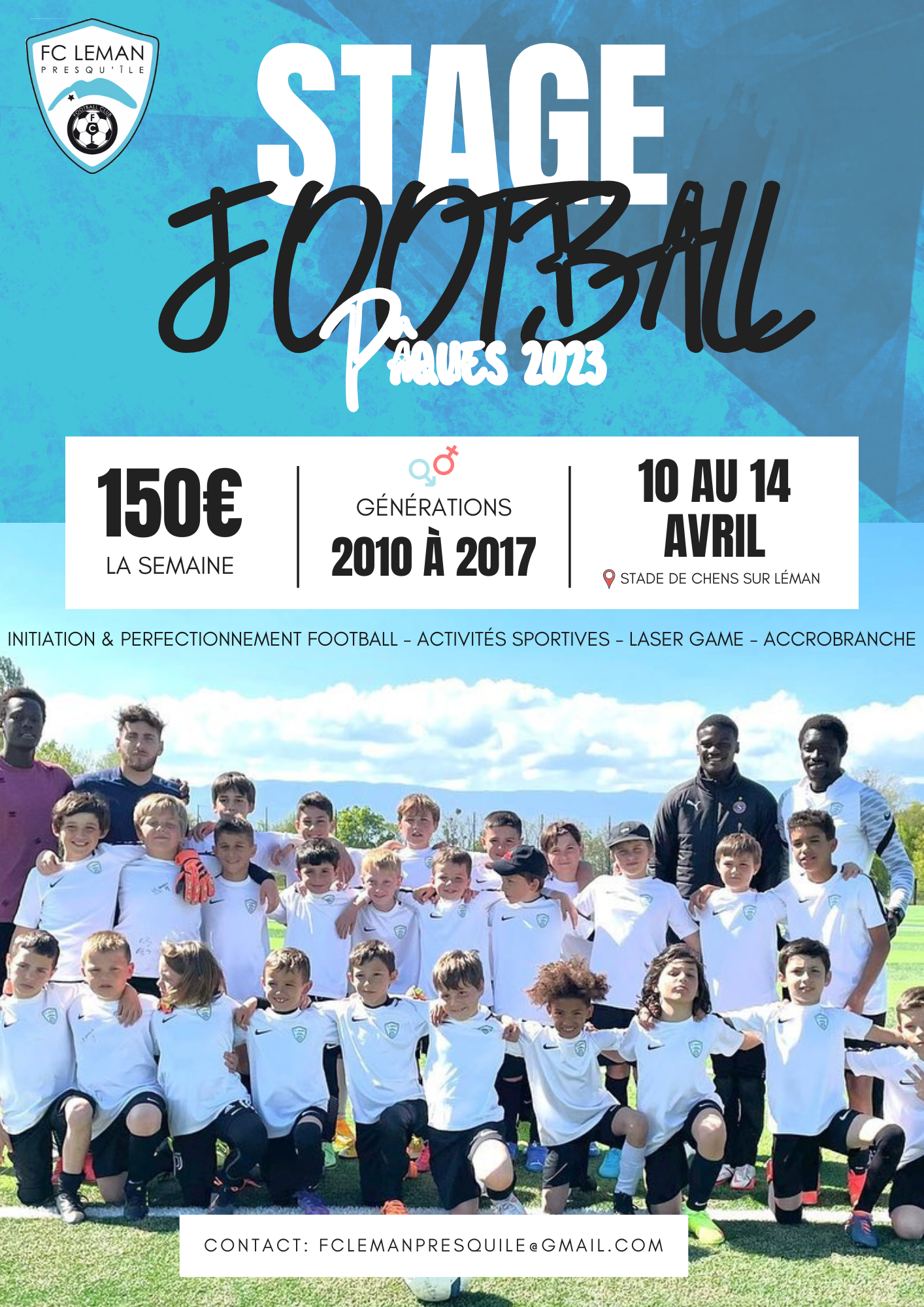 Flyer Stage Pâques 2023