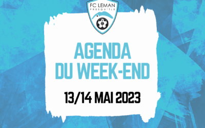 AGENDA | LES RENCONTRES DU WEEK-END 13/14 MAI 2023