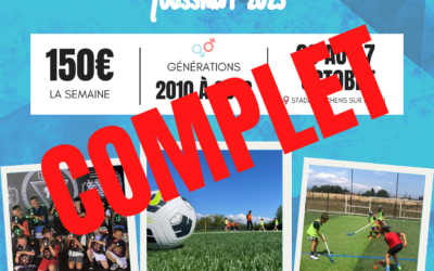 MANIFESTATION | STAGE FOOTBALL VACANCES TOUSSAINT 2023