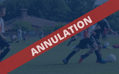 JEUNES | ANNULATION DES PLATEAUX DE L&rsquo;ÉCOLE DE FOOTBALL ET CHAMPIONNAT U13