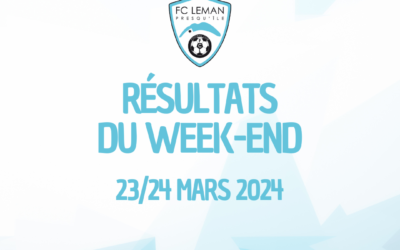 RÉSULTATS | LE BILAN DU WEEK-END DU 23/24 MARS 2024
