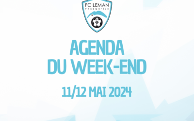 AGENDA | LES RENCONTRES DU WEEK-END DU 11/12 MAI 2024