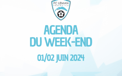 AGENDA | LES RENCONTRES DU WEEK-END DU 01/02 JUIN 2024