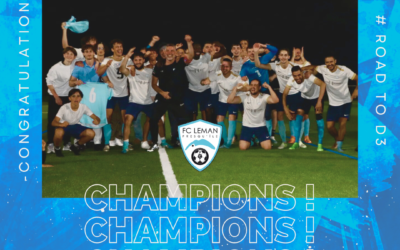 SÉNIORS D4 | 1ÈRE PLACE DU CHAMPIONNAT SÉNIORS D4 ET ACCESSION EN D3 LA SAISON PROCHAINE