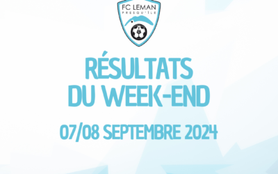 RÉSULTATS | LE BILAN DU WEEK-END DU 07/08 SEPTEMBRE 2024