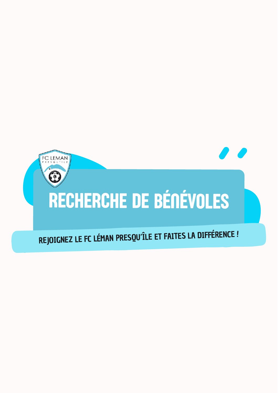 CLUB | ASSEMBLÉE GÉNÉRALE DU CLUB & RECHERCHE DE BÉNÉVOLES